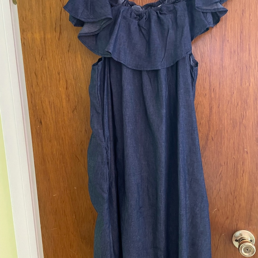 Sleeveless Jean Dress